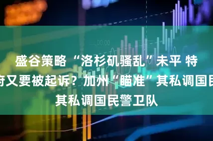 盛谷策略 “洛杉矶骚乱”未平 特朗普政府又要被起诉？加州“瞄准”其私调国民警卫队